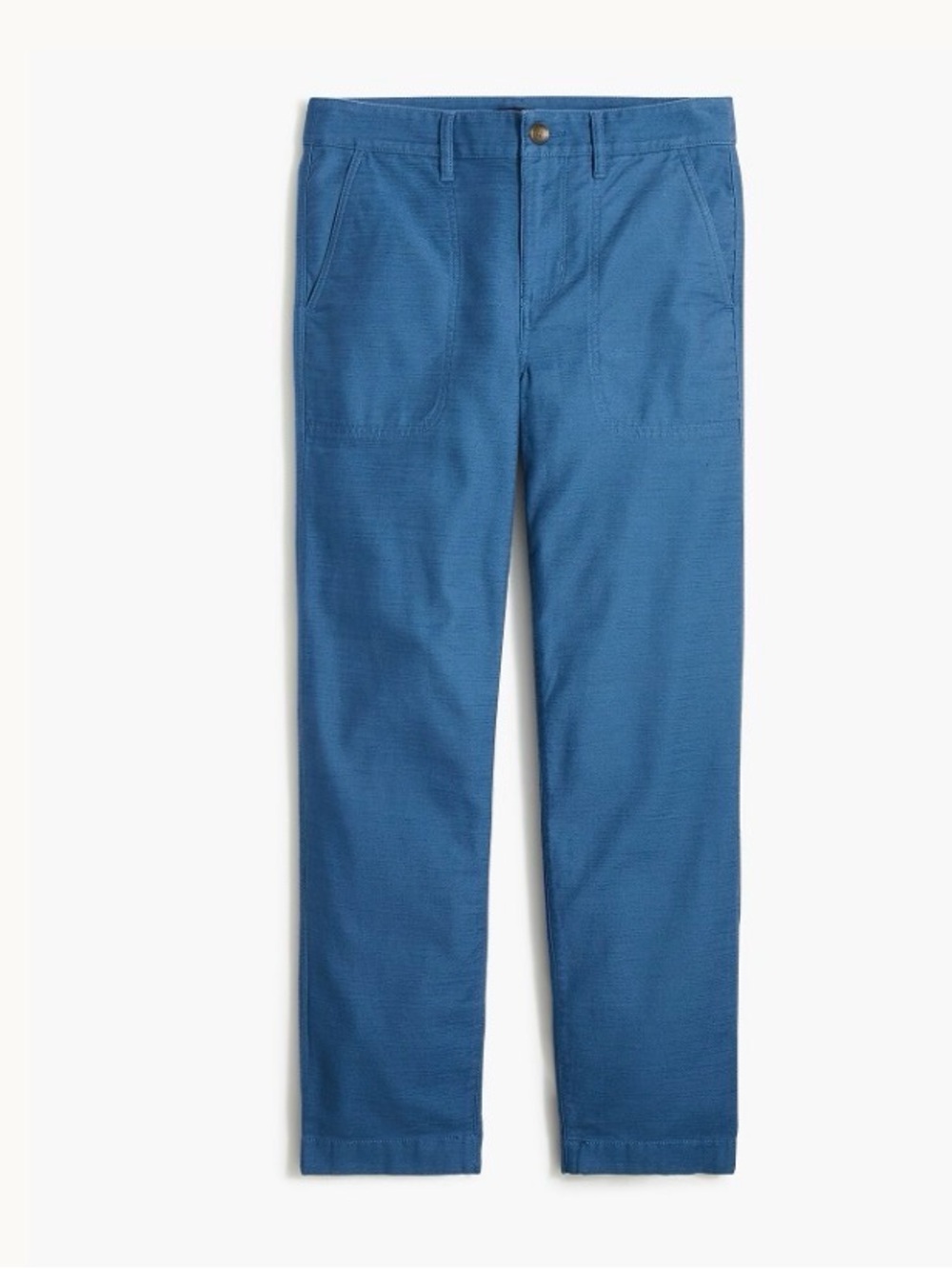 J crew Cotton camp pant in blue size 10